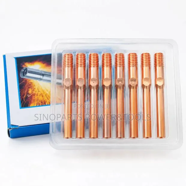 CO2 Welding Contact Tips 45x1.2mm Copper 10PCS · Photo 1