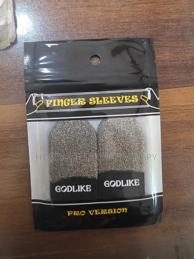 Finger Sleeves Made of 100% Visible Silver Fiber for Mobile Gaming · Photo 1