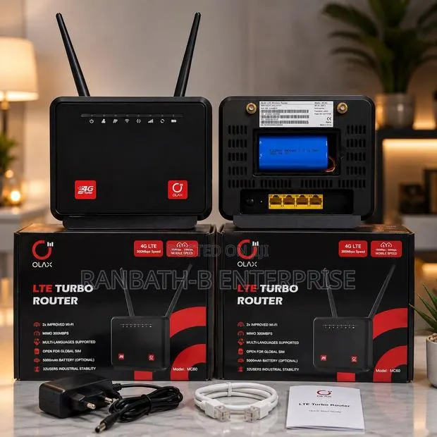 OLAX Mc60 4G LTE Turbo Router – 300Mbps High-Speed Wi-Fi · Photo 1
