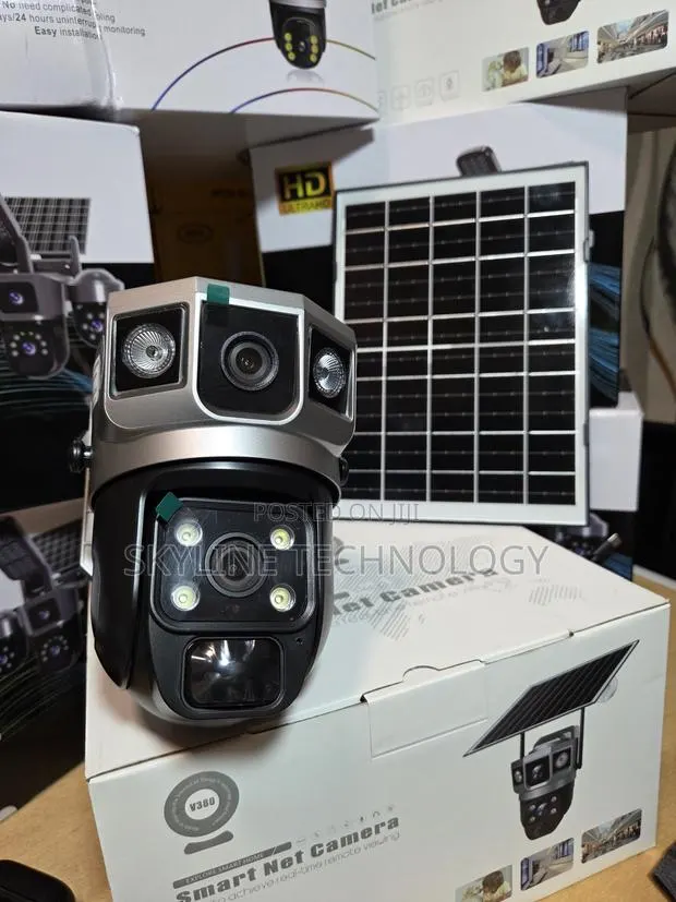 High Quality 4g Dual Lens Solar Router · Photo 1