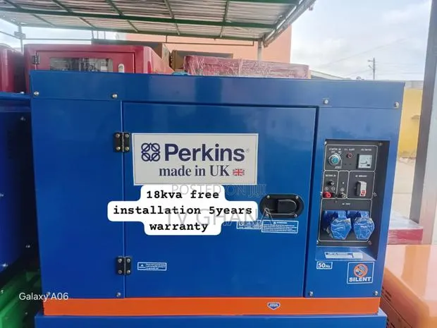 Perkins 18kva Uk Gen Set – Durable Super Silent · Photo 1