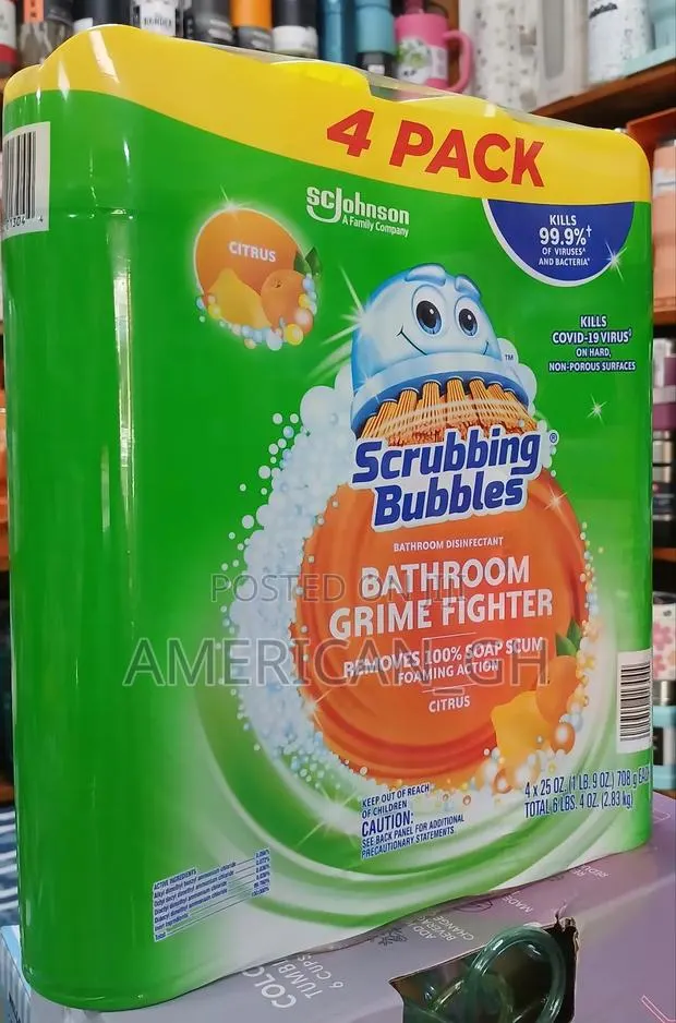 Scrubbing Bubbles Mega Shower Foamer Spray, 708g Each · Photo 1