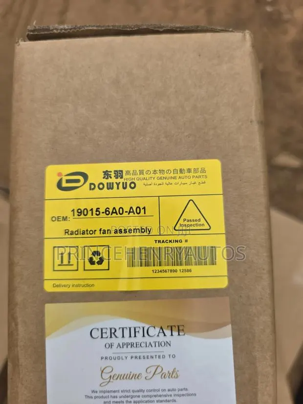 Honda Accord 2018-2022 Radiator Fan Assembly · Photo 1