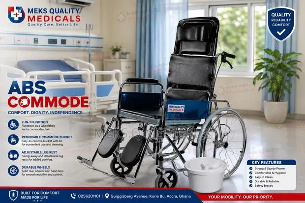 ABS Commode Wheelchair ( Orthopedic) · Photo 1