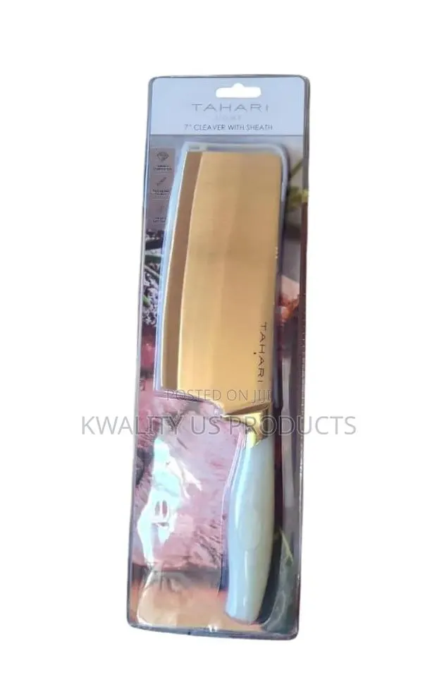 Tahari Home 7-Inch Cleaver With Protective Sheath · Photo 1