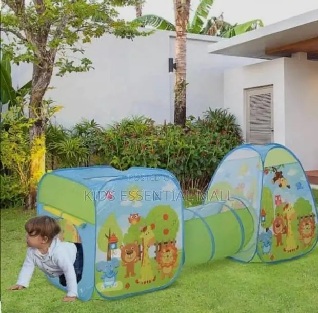 3 in 1 Play Tunnel Tent Set Kids · Photo 1