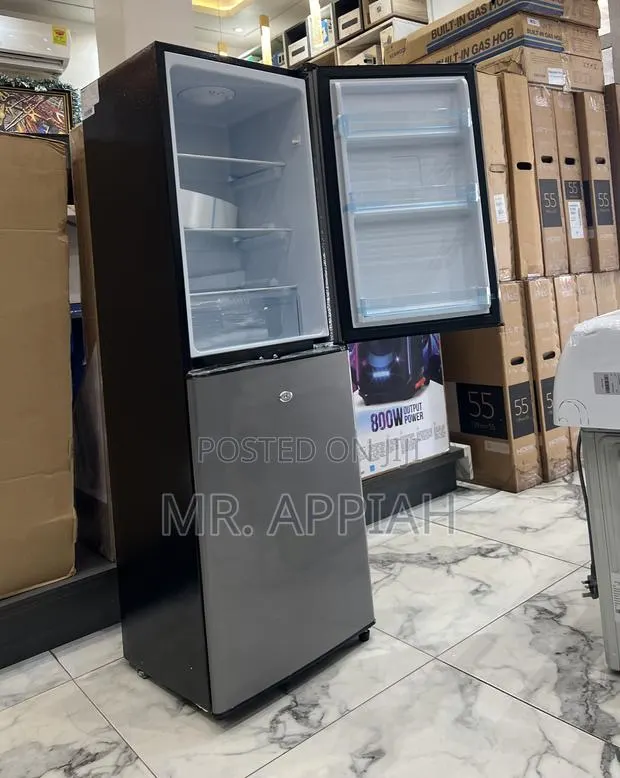 Super Classic Nasco Double Door Electric Fridge(Gray)158l,Nasd2-20fl · Photo 1