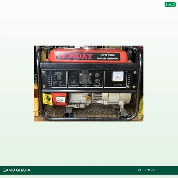 Generator Gasoline 1.0 - 1.1kw Red - Spg1500 · Photo 1