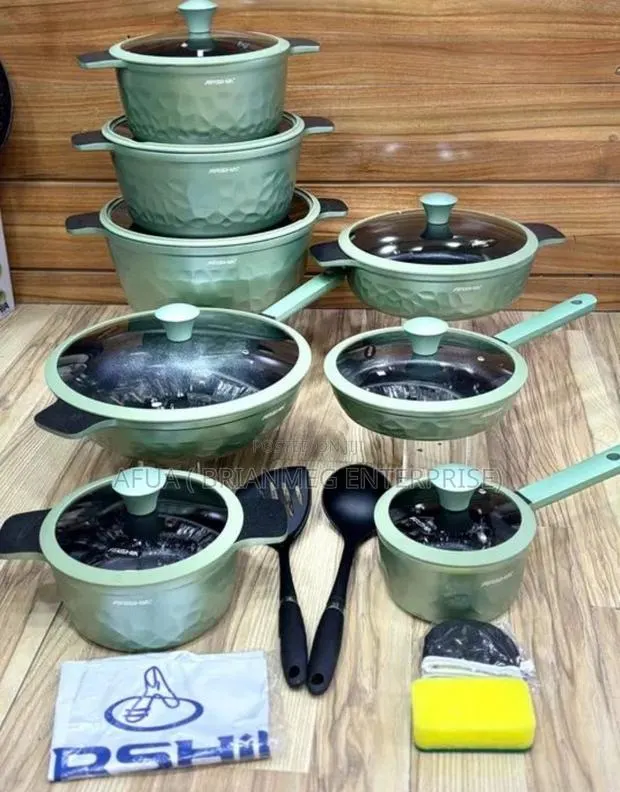 Arshia 12-Piece Diamond Cast Cookware Set · Photo 1