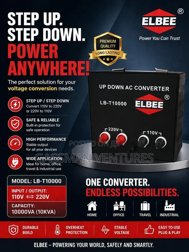 Elbee 10,000 KVA Step Up / Down Regulator · Photo 1