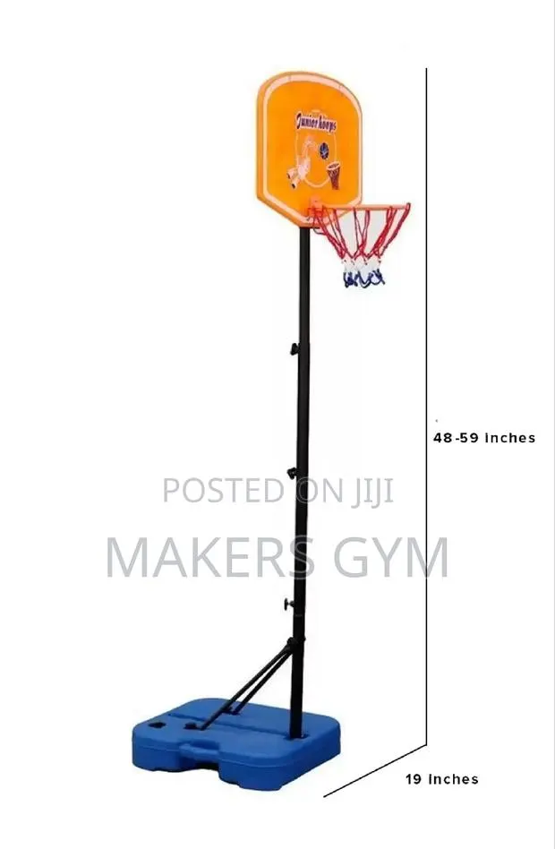 Adjustable Height Metal Basketball Hoop Portable Removable Bask Hoop · Photo 3