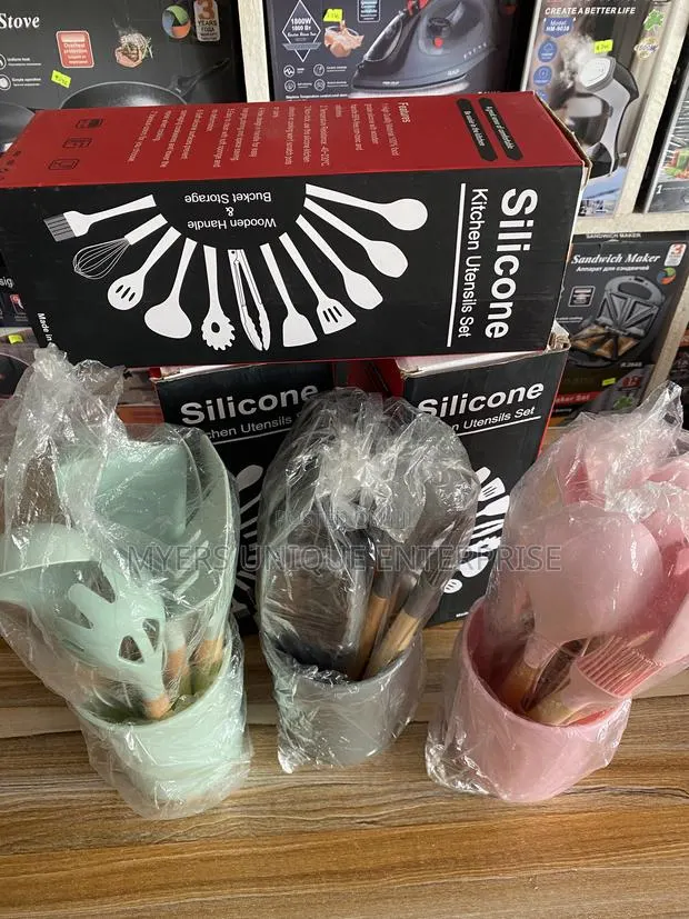12pcs Silicon Kitchen Set-Any Color Available · Photo 1