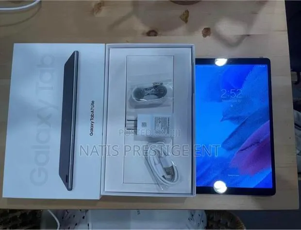 New Samsung Galaxy Tab A7 Lite 128 GB Black · Photo 1