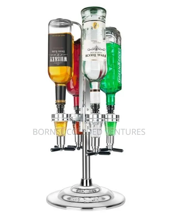 Professional 6 Bottle Revolving Liquor Dispenser · Photo 1