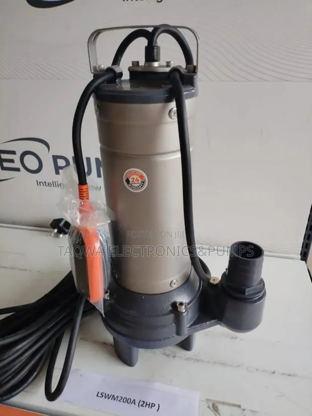 Lswm200a Leo Submersible Sewage 2hp Pump · Photo 1