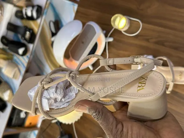 Original Zara Block Heels Sandals
