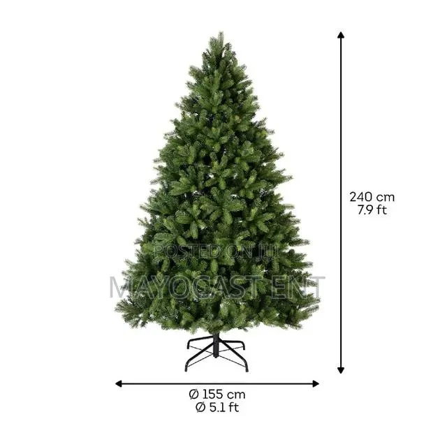 2025 Christmas Tree 240cm (2.4m) 8ft Tall With Stand · Photo 1
