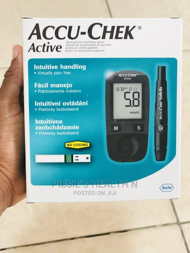 Glucometer Machine +Strips (Accu-Chek) · Photo 1