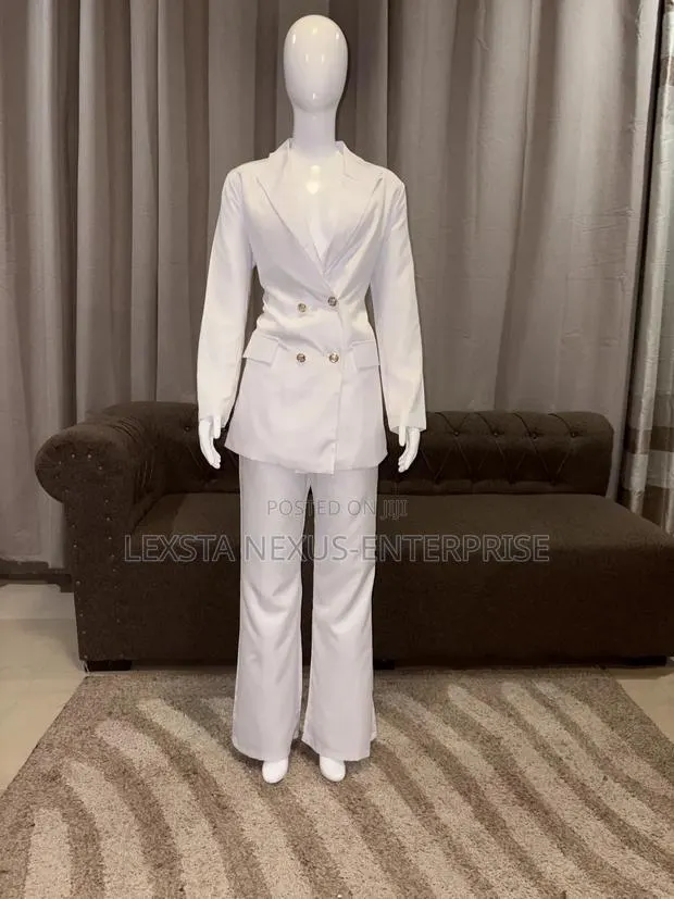 White Women's Suit- Light Material