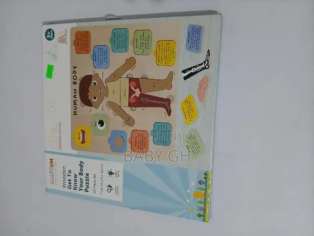 Little Town Wooden Get to Know Your Body Puzzle 3+ · Photo 1