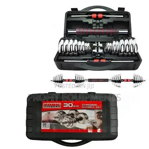 30kg Adjustable Dumbbell Set Home Gym Cast Iron Barbell Sets · Photo 1