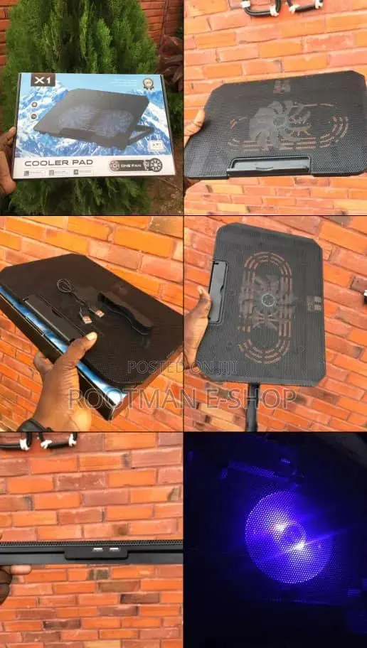 One Fan Laptop Cooling Pad (Dual USB) · Photo 1