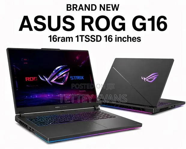 New Laptop Asus ROG Strix G16 G614 16GB AMD Ryzen 9 SSD 1T · Photo 1