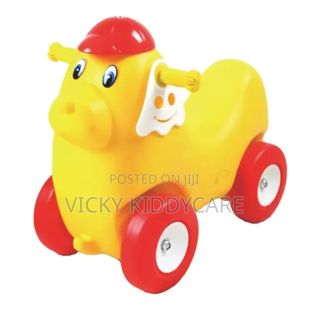 2-in-1 Plastic Rocking Horse and Ride-on Toy Designed for Toddlers. · Photo 2