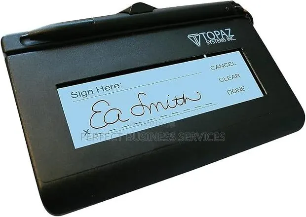 Topaz SignatureGem T-Lbk462-HSB-R LCD Signature Pad – USB · Photo 1
