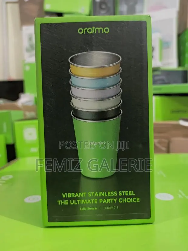 Oraimo Solid Stow 6 Stainless Steel Drinking Cup-6in1 · Photo 1