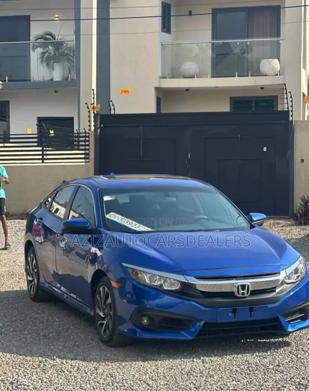 Honda Civic EX-T Sedan 2018 Blue · Photo 1
