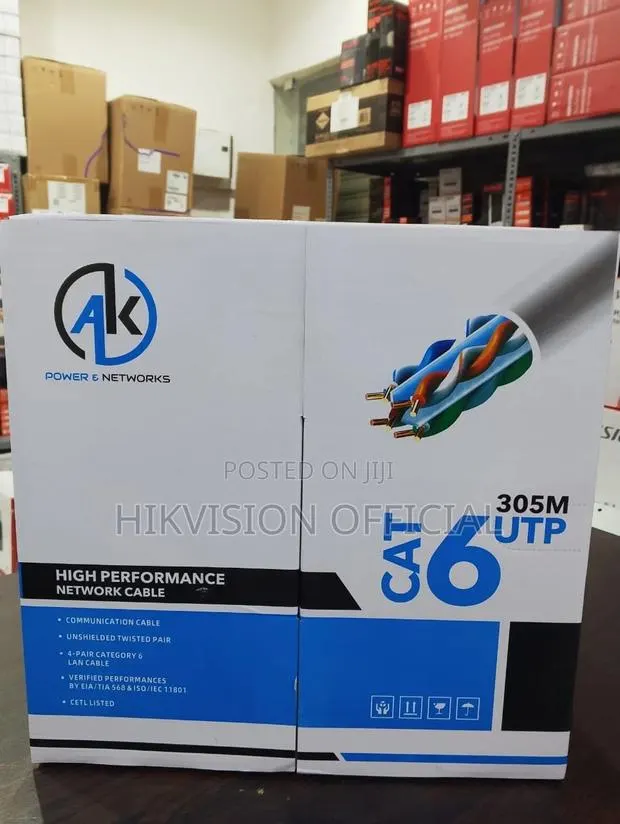 Cat6 Cable Utp 305m-Ak Brand · Photo 1
