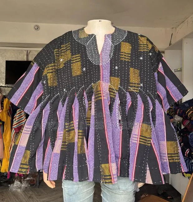 Black and Purple Men Smock · Photo 1