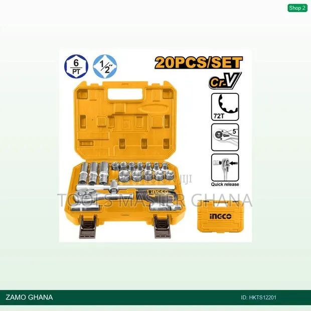 20 PCS 1/2" Socket - Hkts12201 · Photo 1