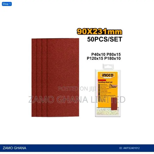 Sanding Sheet - Akfs · Photo 1