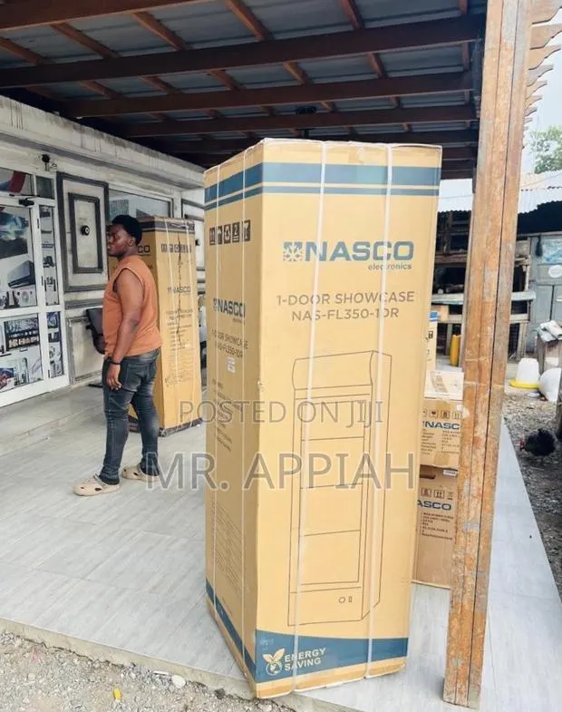 Lovely Design Nasco 1 Door Glass Door Beverage Cooler(Nas-Fl350-1dr-1) · Photo 1