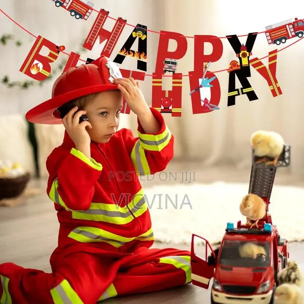 Kids Fire Service Costume · Photo 1