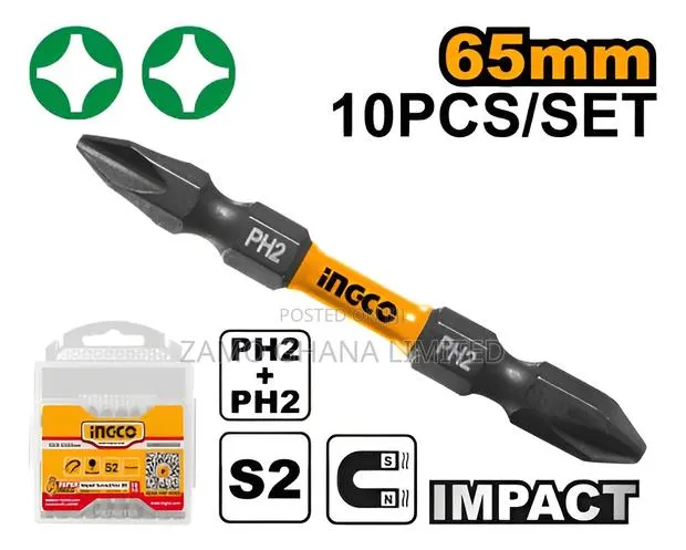 Ingco Impact Screwdriver Bits - Sdbim21ph233 · Photo 1