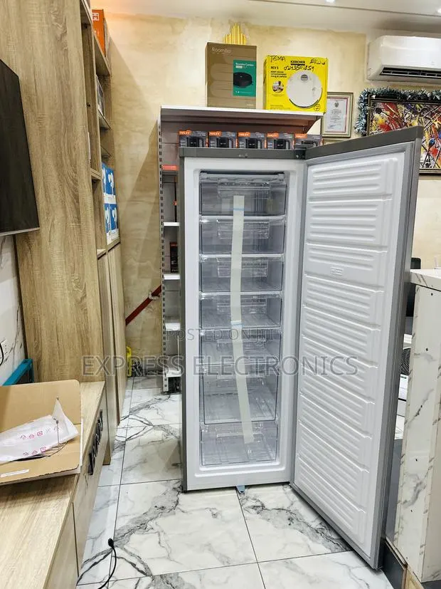 Lovely New Single Door Grey Color Upright Freezer Nasd1-33 · Photo 1