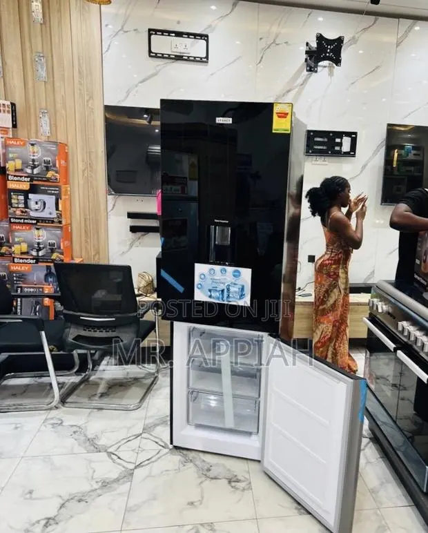 Unique Legacy 311L 2 Door Electric Refrigerator(Black) · Photo 1