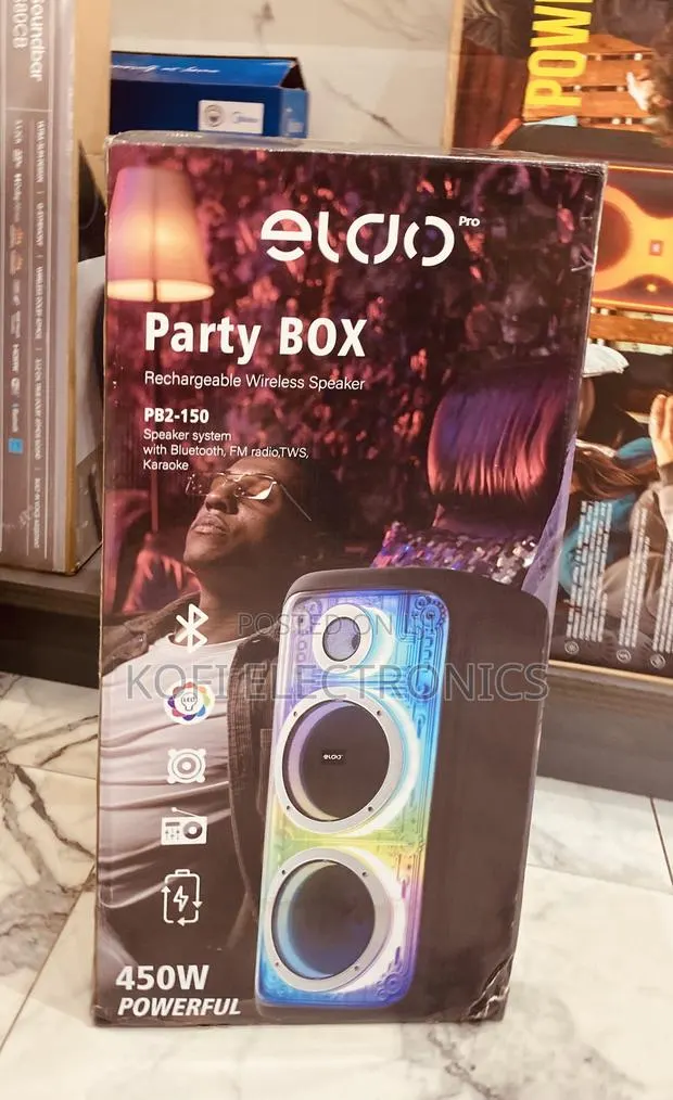 Superb Eldo Pb2-150 Double 8” Sound System for Clear Audio · Photo 1