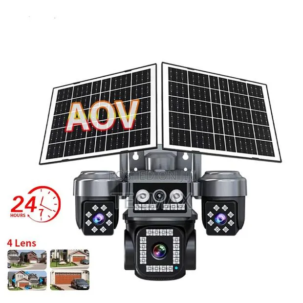 4g 4-Lens Solar Security Camera · Photo 1