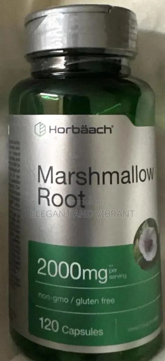 Marshmallow Root Capsules | 2000mg | 120 Capsules · Photo 1