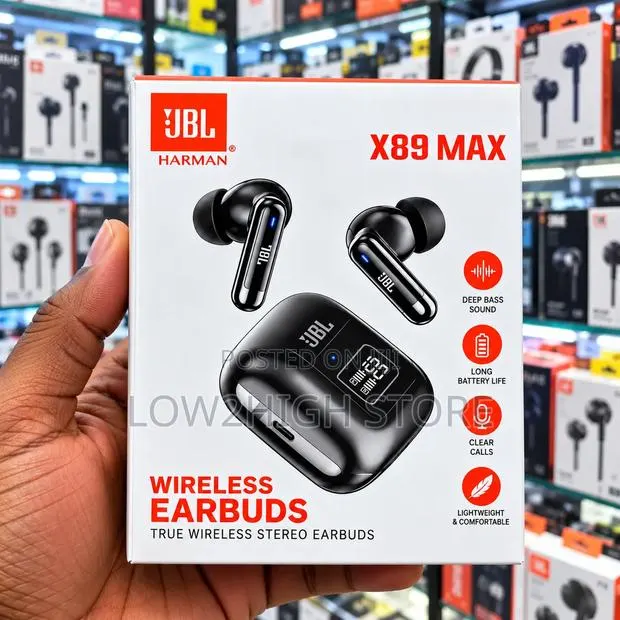 X89 TWS Wireless Bluetooth Earbuds With LED Display - Low2High · Photo 1