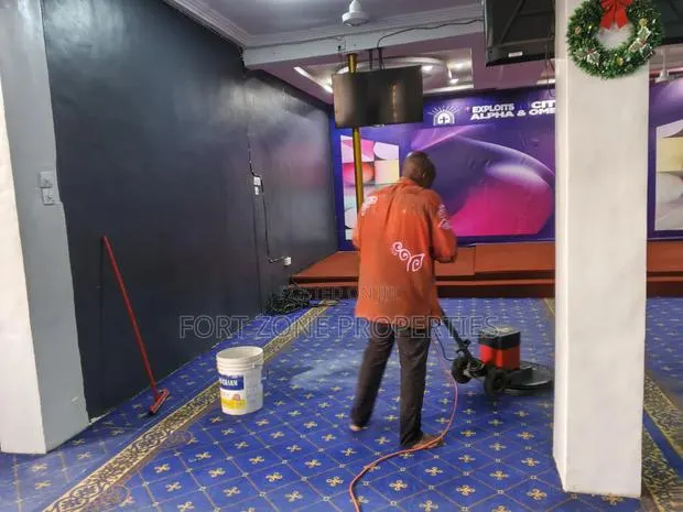 Auditorium Carpet Cleaning With Cleantex · Photo 1