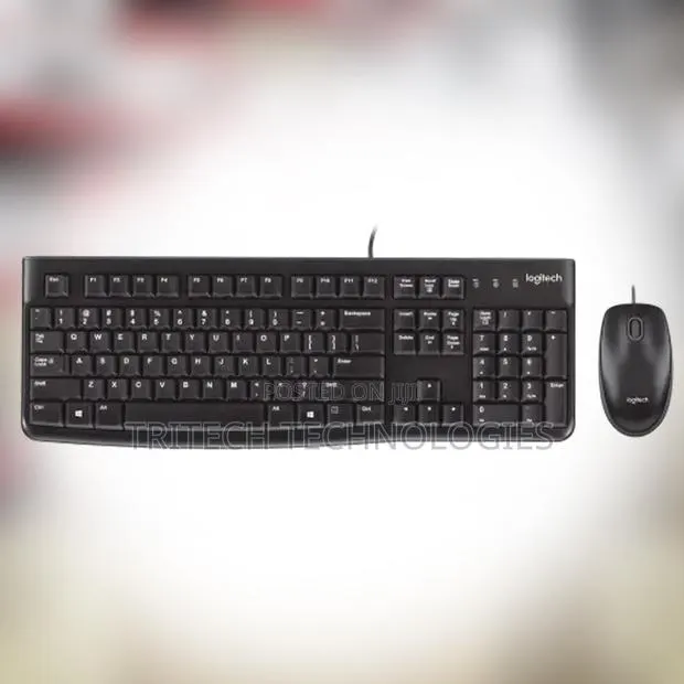 Logitech Mk120 Usb Keyboard and Mouse Combo · Photo 1