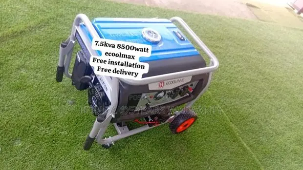 Standby Generator System Ecoolmax 7.5kva 8500watt Petrol · Photo 1