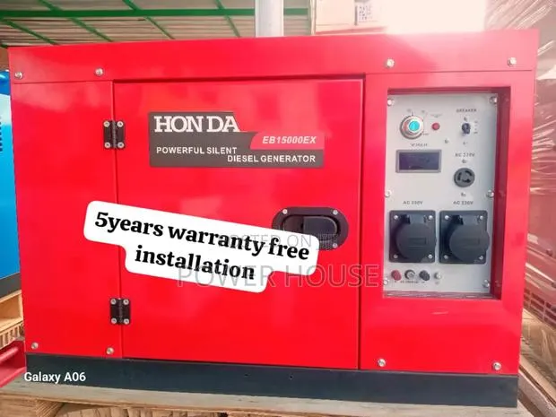 Elegant Quantum Edge Honda 15kva 16500watts Diesel Generator · Photo 1
