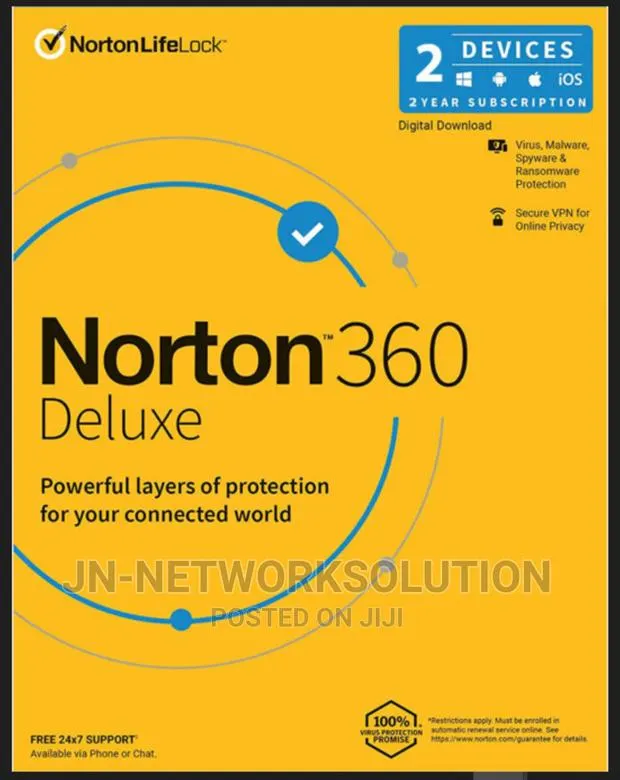 Norton 360 Deluxe 2 Devices 2 Year Windows/Mac/Android/Ios ( · Photo 1