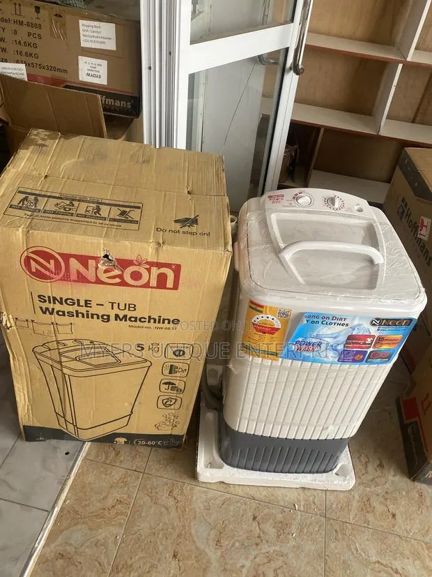 Neon 5kg Washing Machine-15 Min Quick Wash,Low Water Usage · Photo 1